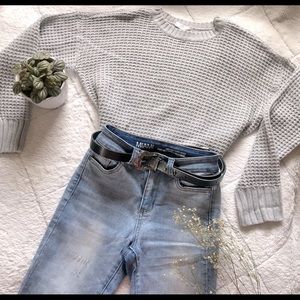 Grey Knitted Sweater